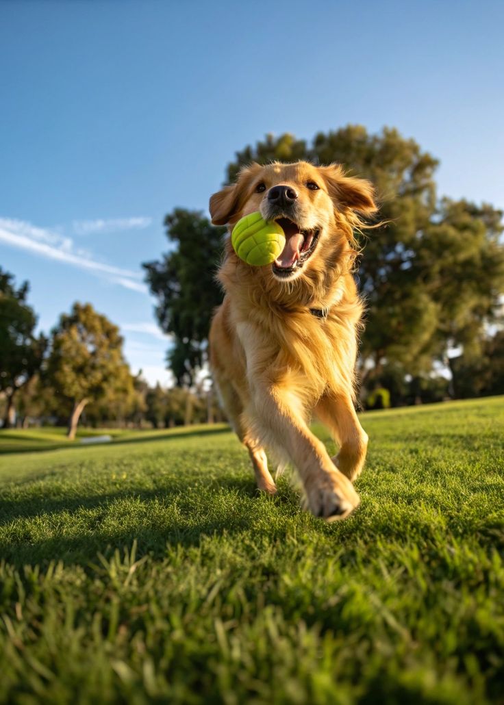 Pet enjoying an easy outdoor walk