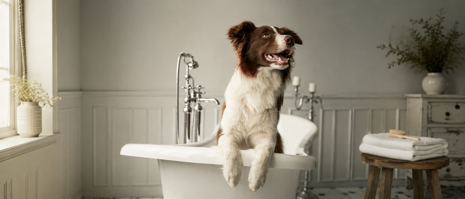 Everyday pet moments at home