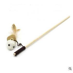 Cat toy funny cat stick funny cat kitten toy wooden handmade cat cat mouse cat toy cat scratch board